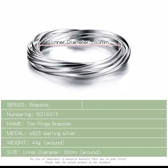 Sterling Silver Bangles - Picture 2 of 2